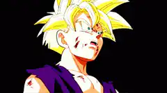 Gohan Super Saiyan scream
