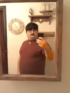 Man transforms into dragon in mirror