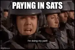 Soldiers paying in SATs