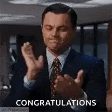 Leonardo DiCaprio sarcastic clapping congratulations