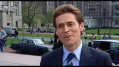 Willem Dafoe Smirking
