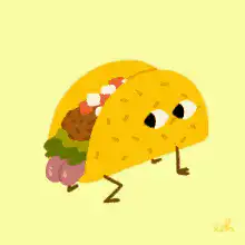 Walking Taco with Eyes