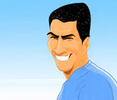Smug Man Waving Hand