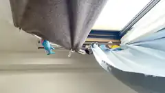 fish curtain clips on rod