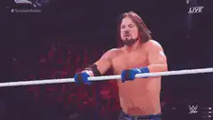 AJ Styles pinning opponent in WWE