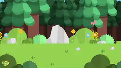 The Berenstain Bears walking in the forest