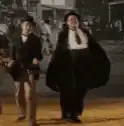 Charlie Chaplin and Harpo Marx dancing