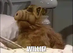ALF yelling Willie
