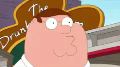 Peter Griffin squinting