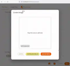 Create image forest background