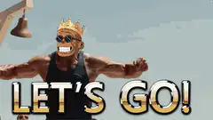 Chad with crown flexing