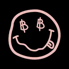 Bitcoin smiley face changing color