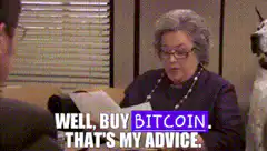 Dwight and Agnes Bitcoin Advice