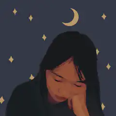 Girl morphing through art styles