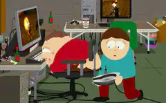 Stan gets splattered with food