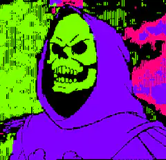Skeletor pixel art