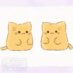 two cats kiss and explode