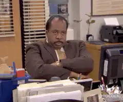 Stanley Hudson arms crossed