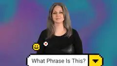 Woman signing Bitcoin ASL