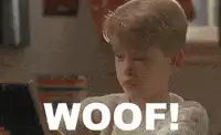 Macaulay Culkin saying woof