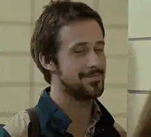 Ryan Gosling Smirking