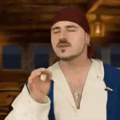 Man singing passionately with hand gestures