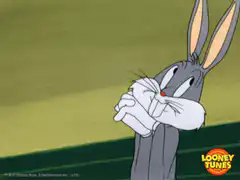 Bugs Bunny rubbing hands together