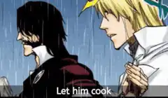 Let him cook anime characters