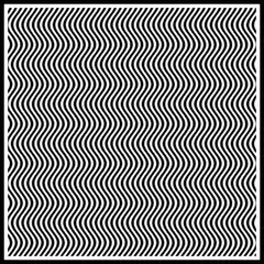 Waving black and white stripes