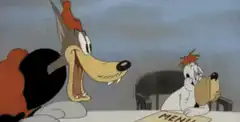 Woody Woodpecker laser eyes menu