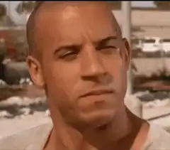 Vin Diesel head tilt