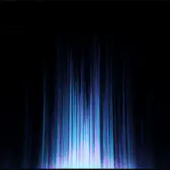 Blue and purple light curtain animation