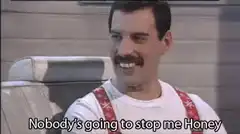 Nobody's going to stop me Honey