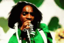 Woman singing alright