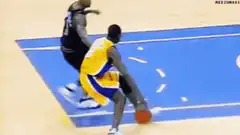 Kobe Bryant dunk over defender