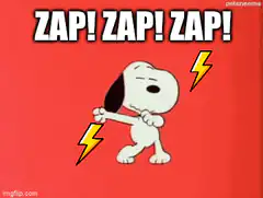 Snoopy Zap Zap Zap