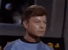 Spock and Kirk Star Trek reaction