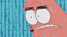 Patrick Star sweating nervously