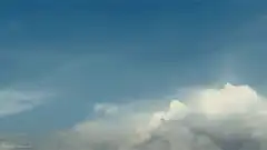 Stitch being lifted into the sky
