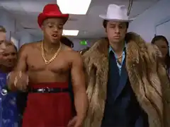 Dancing in the hallway