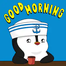 Sailor Penguin Good Morning