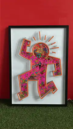 Keith Haring style art piece