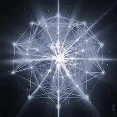 glowing geometric constellation animation