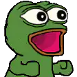 Pepe the Frog screaming