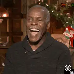 Danny Glover laughing hysterically