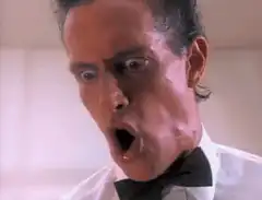 Cannibal Hannibal Lecter screaming