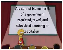 Lisa Simpson capitalism quote