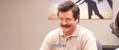 Ron Swanson Giggles