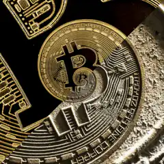 Golden Bitcoin Coin