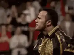 The Rock side eye reaction